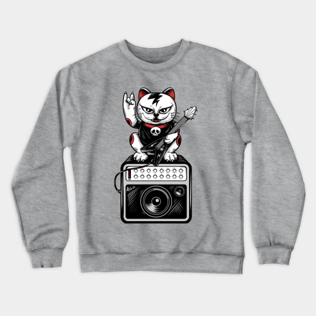 Lets Rock Crewneck Sweatshirt by RofX Project